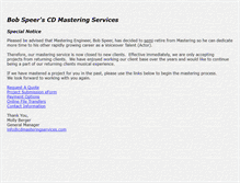 Tablet Screenshot of cdmasteringservices.com